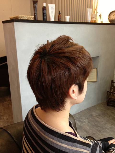 ミセスのキュートなショートスタイル