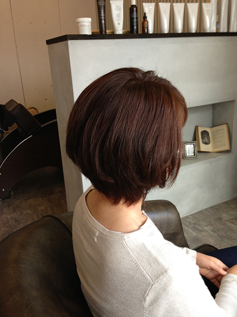 首元すっきりボブ