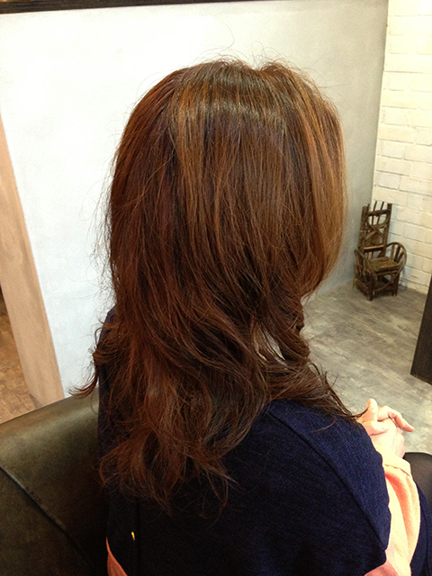 ラフウェーブ&アッシュラベンダー