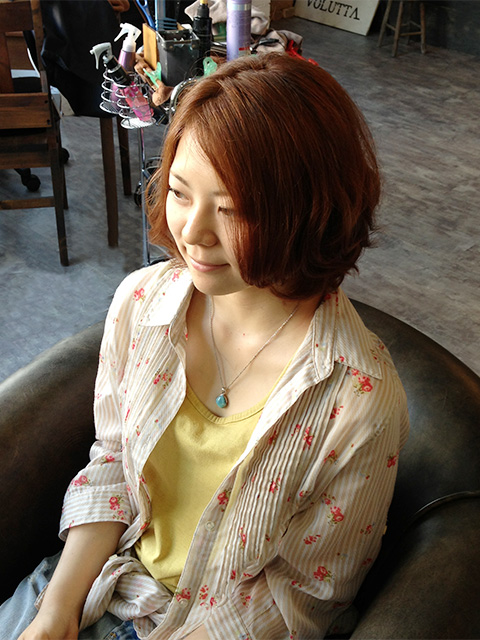 前髪のスタイリングの仕方