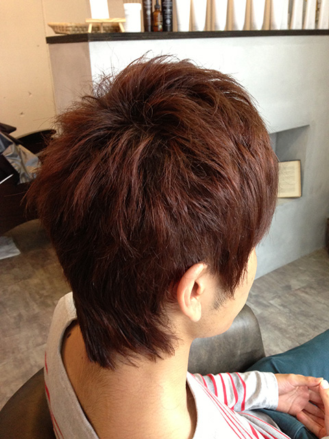 メンズ！前髪ストレート