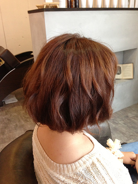 好印象スタイル！肩上ボブ